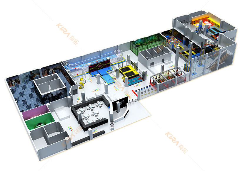 惠州室内游乐场设计效果图